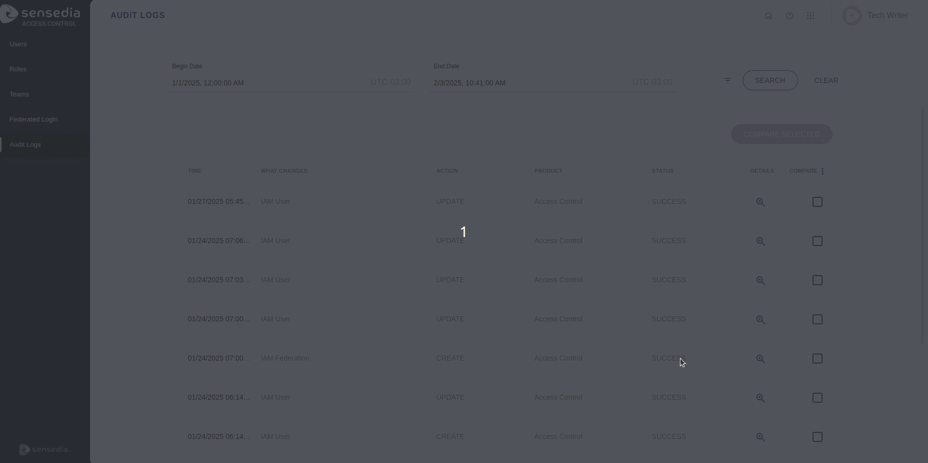 animation showing how to choose which columns will be displayed