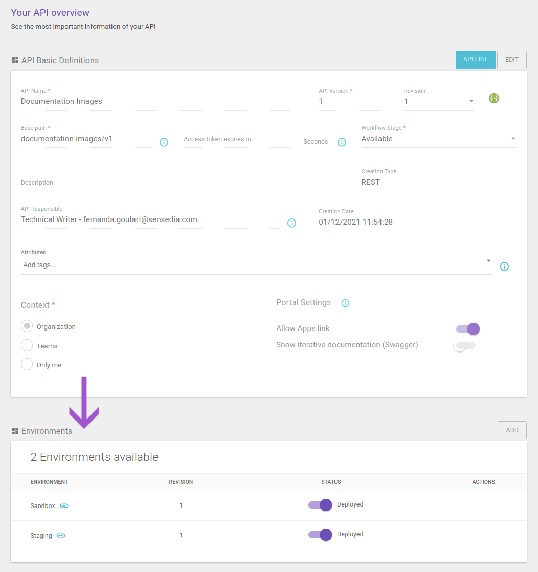 deploy mass api