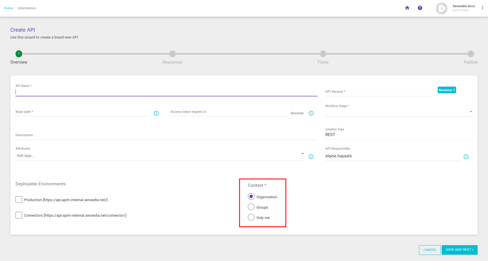 visibility api