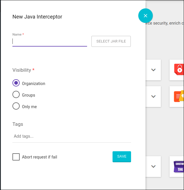 visibility java interceptor