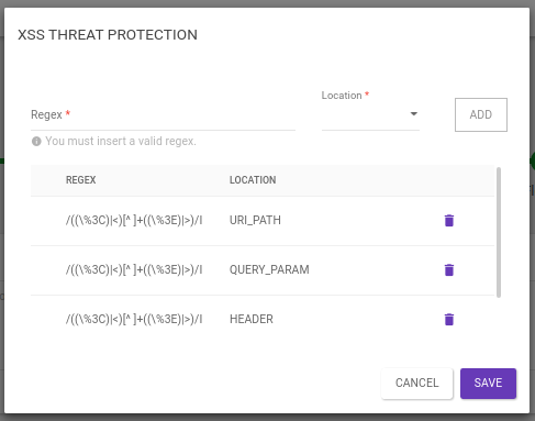 xss modal