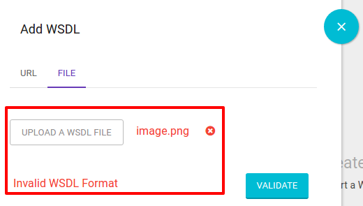 wsdl invalid file format