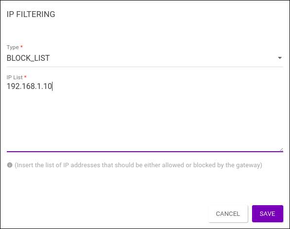 ip filtering