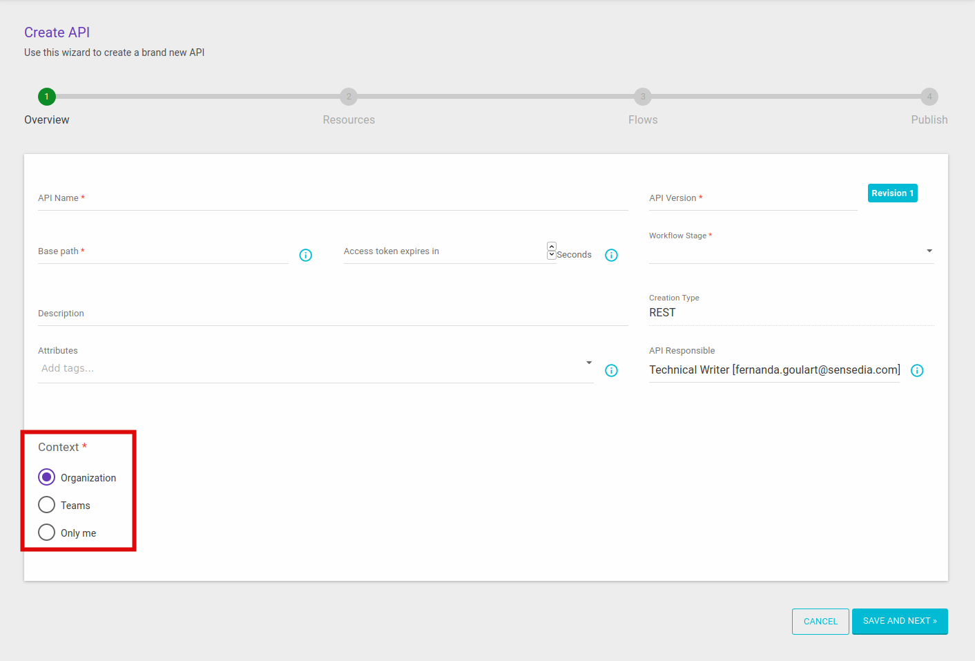 visibility api