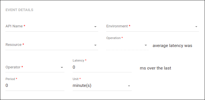 runtime event details latency