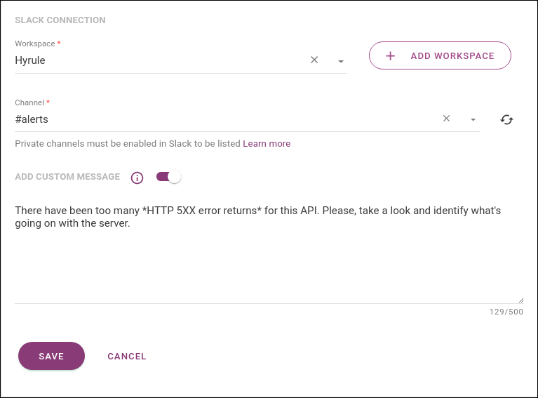 runtime slack filled