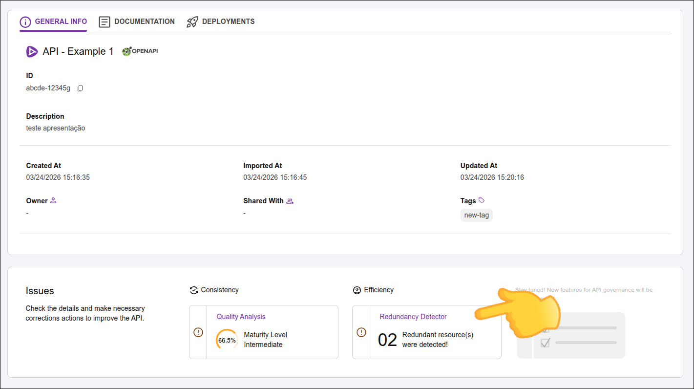 pantalla de overview de Discovery