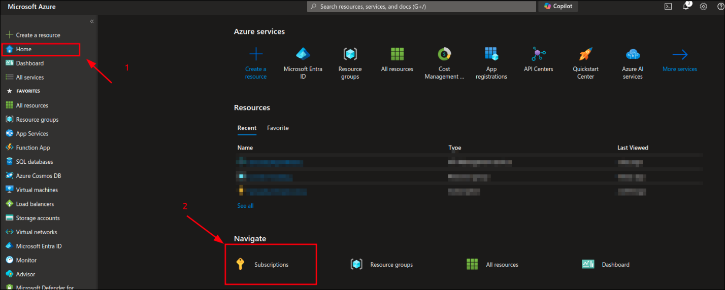 pantalla de Azure para la creación de un registro de aplicación