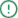 ícono verde con un signo de exclamación dentro de un círculo