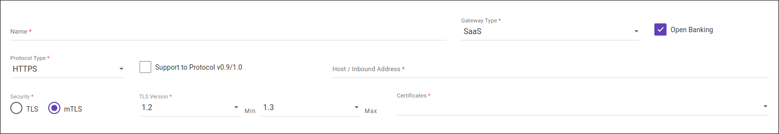 inbound address create opb