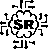 ícone representando um cérebro com circuto de chip