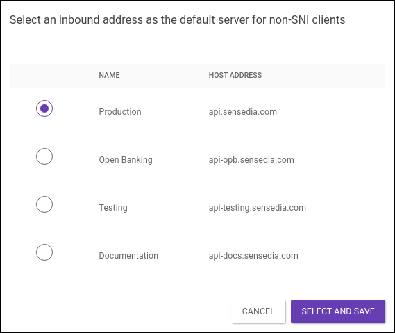 non sni select