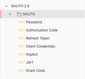 oauth collection