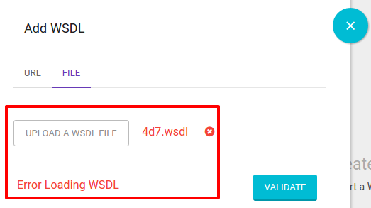 wsdl invalid file load