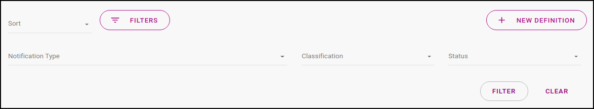 runtime events filters